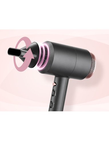 EMAVO HairBliss hair dryer 1800 W with ionisation, diffuser and concen