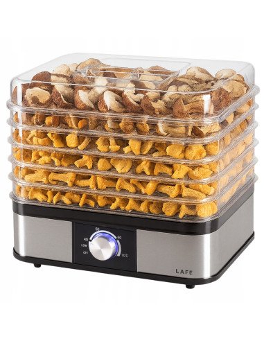 Grybų, vaisių ir daržovių džiovyklė LAFE NutriDry 250 W, 5 padėklai