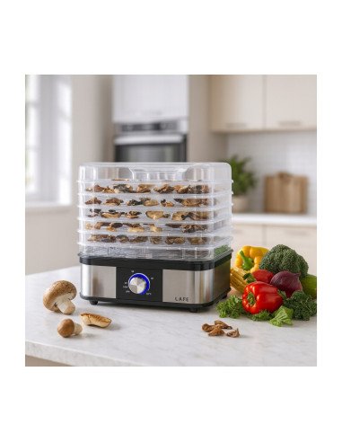 Grybų, vaisių ir daržovių džiovyklė LAFE NutriDry 250 W, 5 padėklai