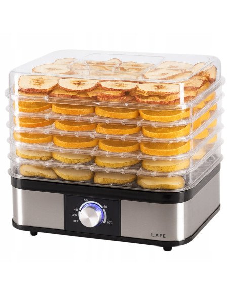 Grybų, vaisių ir daržovių džiovyklė LAFE NutriDry 250 W, 5 padėklai