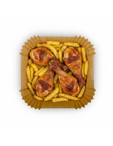 Kepimo popieriaus įdėklai gruzdintuvei Berdsen 20×20 cm, 100 vnt.