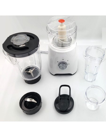 4-in-1 Multifunction Blender 1500 W, 1.6 L Jug, Chopper, Grinder and T