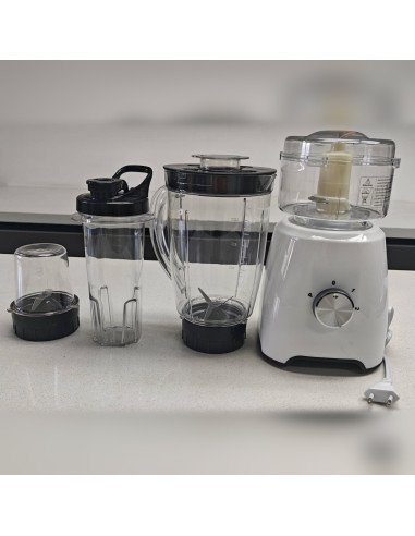 4-in-1 blender set: grinder, bottle, jug and motor base with chopper