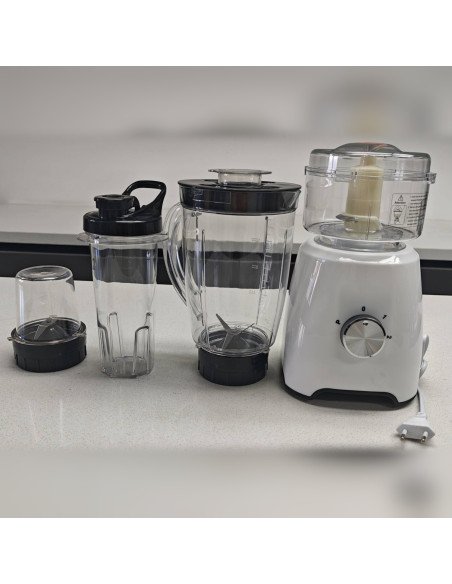 4-in-1 blender set: grinder, bottle, jug and motor base with chopper