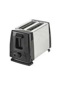 Toaster BH-002B, steel / black
