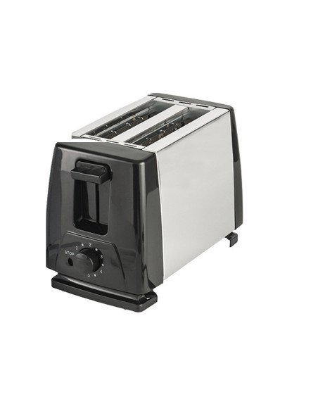 Toaster BH-002B, steel / black