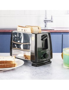 Toaster BH-002B, steel / black 2