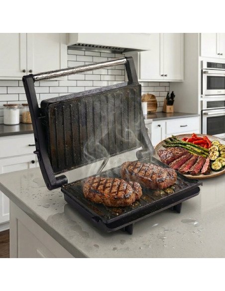 Panini press SL-106 with steaks