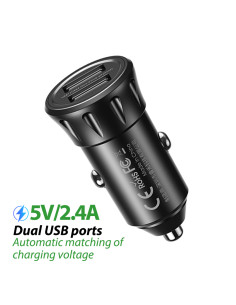 REMAX-Vanguard-Series-2.4A-Car-Charger-RCC236-DUAL-USB 2