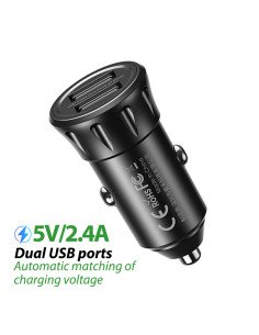 REMAX Car Charger 2.4A 2×USB RCC236 2