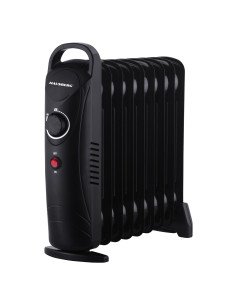 Hausberg HB-8945NG Mini Oil Filled Radiator, 9 Fins, 1200 W