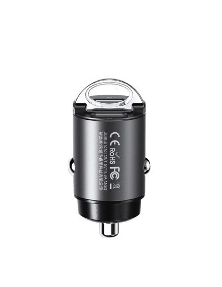Automobilinis įkroviklis REMAX RCC332 30W PD+QC 2×USB-C, greitas — vaizdas 2