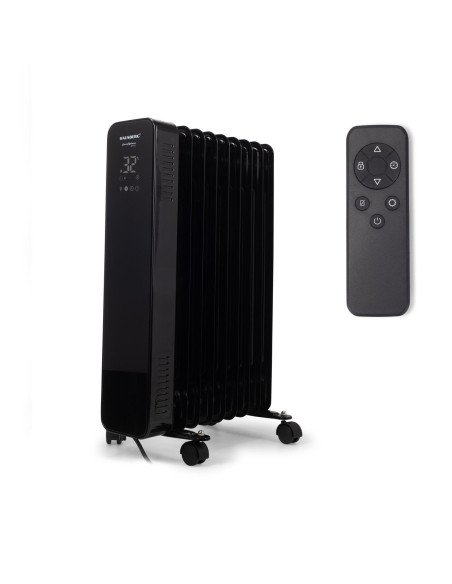 Skaitmeninis alyvinis radiatorius Hausberg HB-8950NG, 9 sekcijos, 2000 W