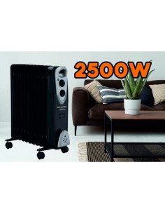 Hausberg HB-8911NG Oil Filled Radiator, 11 Fins, 2500 W 2