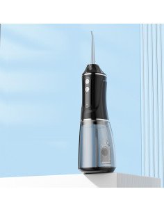 FIT2 A18 cordless oral irrigator, black, with extra tips