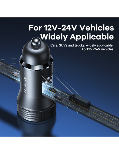 REMAX 30W PD+QC Fast Car Charger RCC335 Tarnish