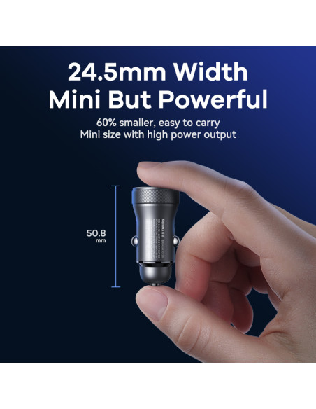 REMAX 30W PD+QC Fast Car Charger RCC335 Tarnish