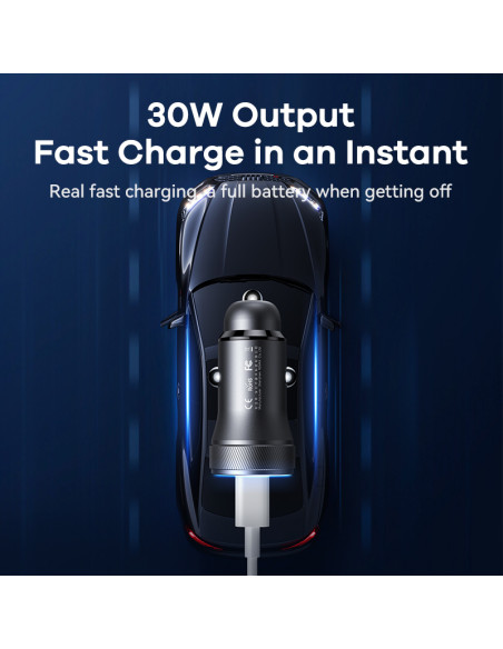 REMAX 30W PD+QC Fast Car Charger RCC335 Tarnish
