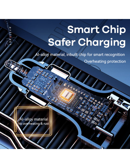 REMAX 52.5W Fast Car Charger with C+ L Spring Cable  RCC336