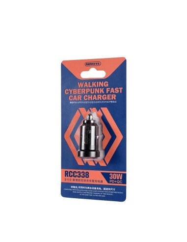 REMAX Fast Car Charger 30W PD+QC Cyberpunk RCC338 — view 2