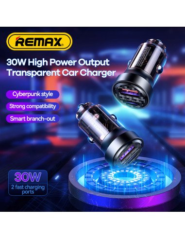 REMAX Fast Car Charger 30W PD+QC Cyberpunk RCC338 — view 9