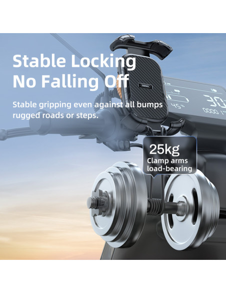 REMAX Fiyo serijos motorolerio telefono laikiklis RM-C01