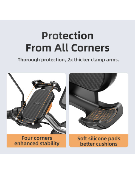 REMAX Fiyo serijos motorolerio telefono laikiklis RM-C01