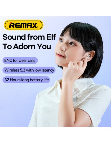 Belaidės TWS ausinės REMAX ClearBuds C1 Bluetooth 5.3 — vaizdas 4