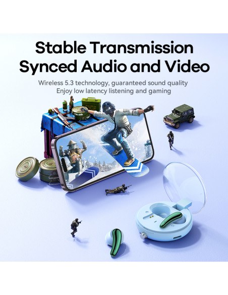 REMAX belaidės ausinės muzikai ir skambučiams ClearBuds C1