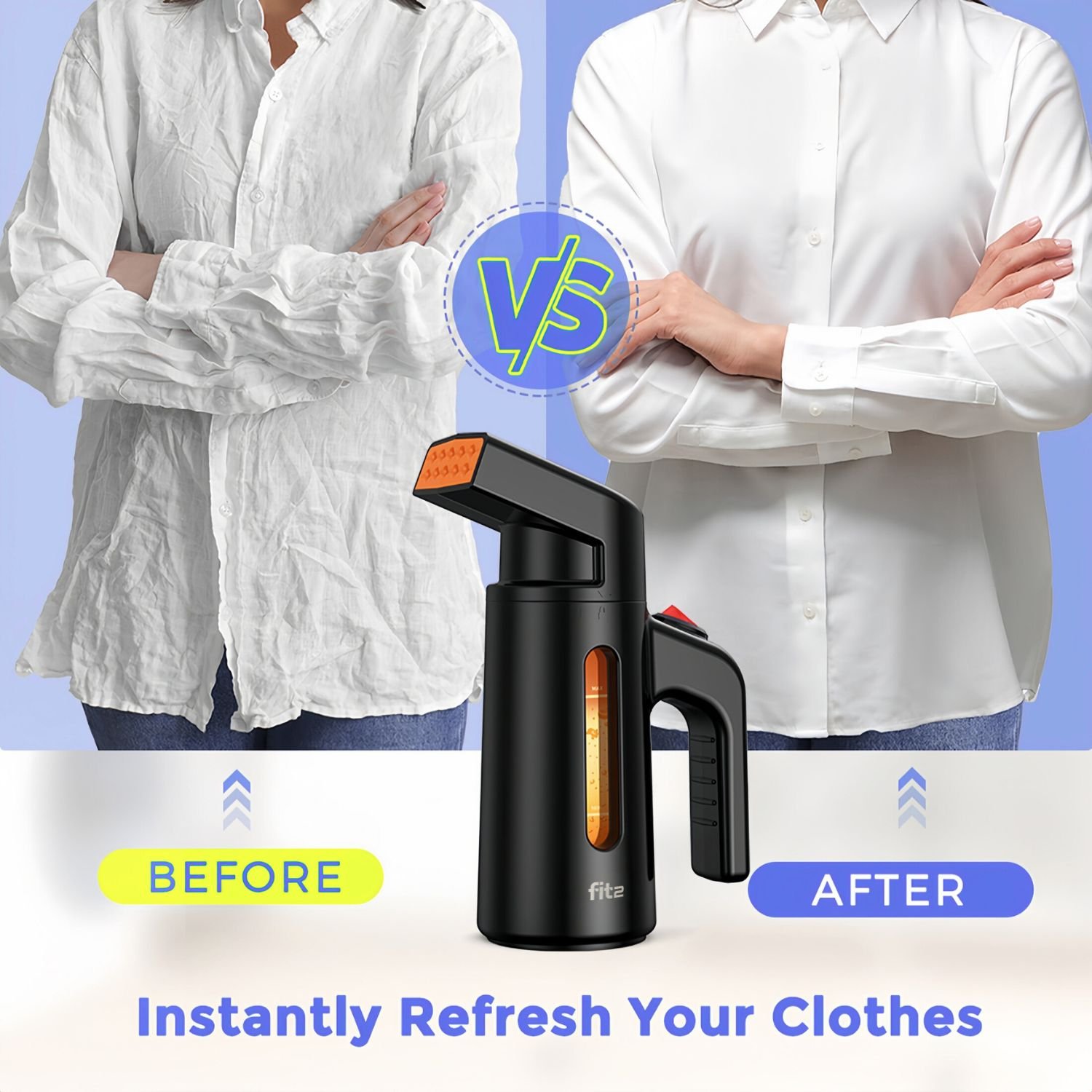 FIT2 Essentials 618 Compact Garment Steamer 700W – 7