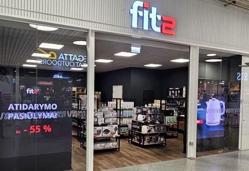 FIT2 parduotuvė „Vilnius Outlet“
